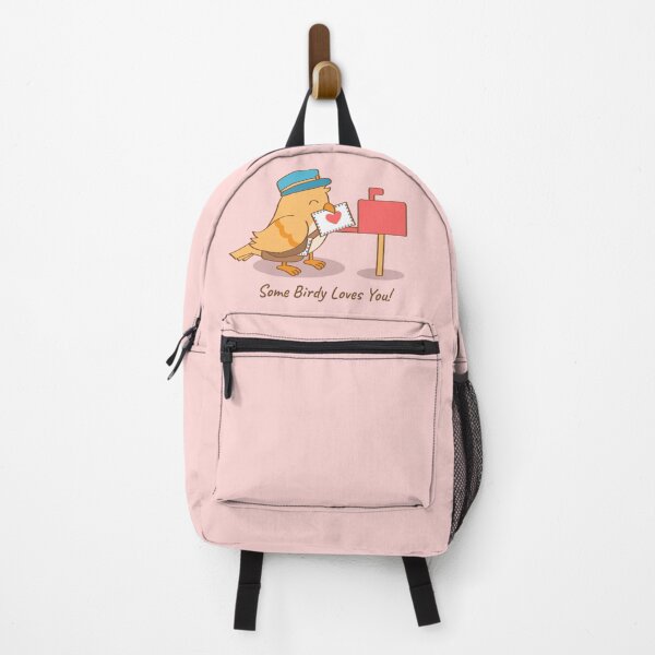 Item preview, Cute Bird Postman Some Birdy Loves You Pun designed and sold by rustydoodle.