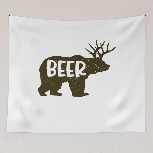 Item preview, Bear And Deer Is Beer, Funny Drinking Gift designed and sold by FuntasticDez.