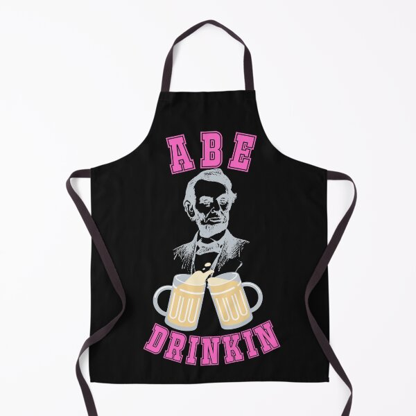Item preview, Vintage Abe Drinkin Typography and abraham lincoln illustration  designed and sold by garniturex.