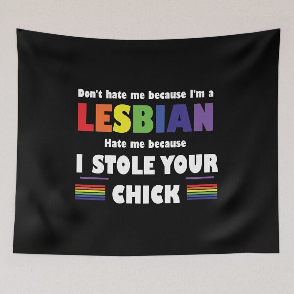 Item preview, Dont hate my because Iam Lesbian LGBT Pride Rainbow Lesbian  designed and sold by Rzelemenz.