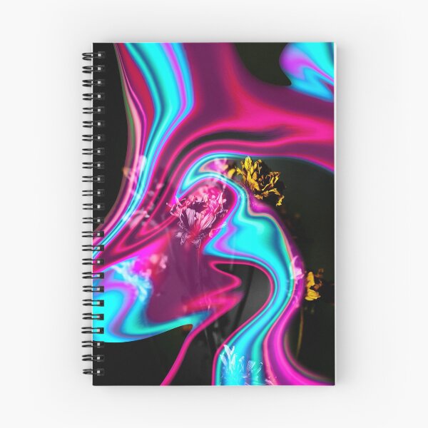 Item preview, "The Secret Garden" Floral Plants Collage of blooming carnations wrapped in a mist of pink and turquoise designed and sold by N-o-r-d-l-y-s.