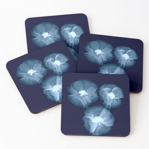 Item preview, Transparent Blue White Flowers designed and sold by BilgePaksoylu.