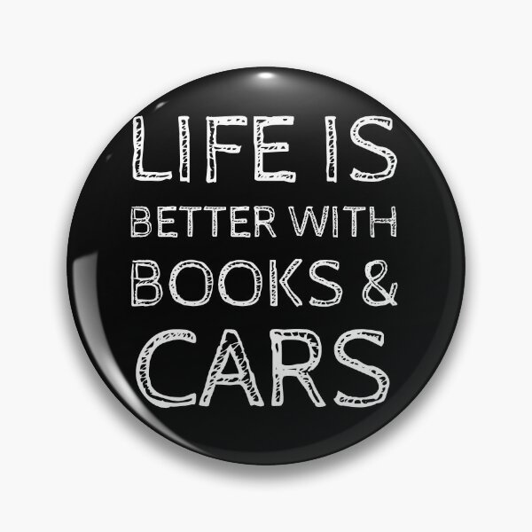 Item preview, Life Is Better With Books And Cars designed and sold by medbdj.