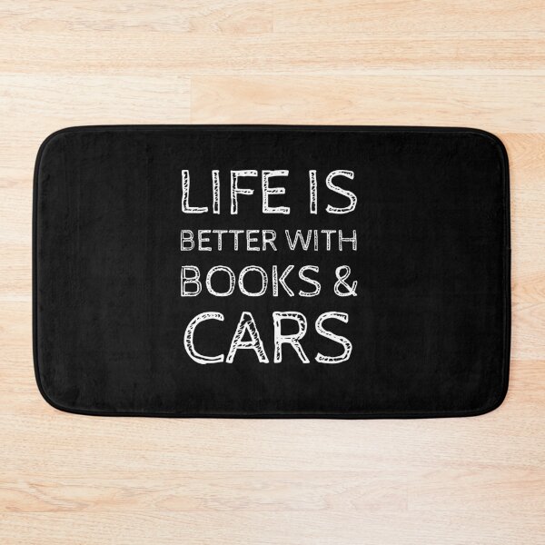 Item preview, Life Is Better With Books And Cars designed and sold by medbdj.