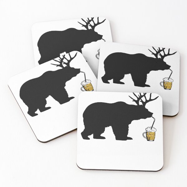 Item preview, Bear And Deer Equals Beer, Funny Party Gift designed and sold by FuntasticDez.