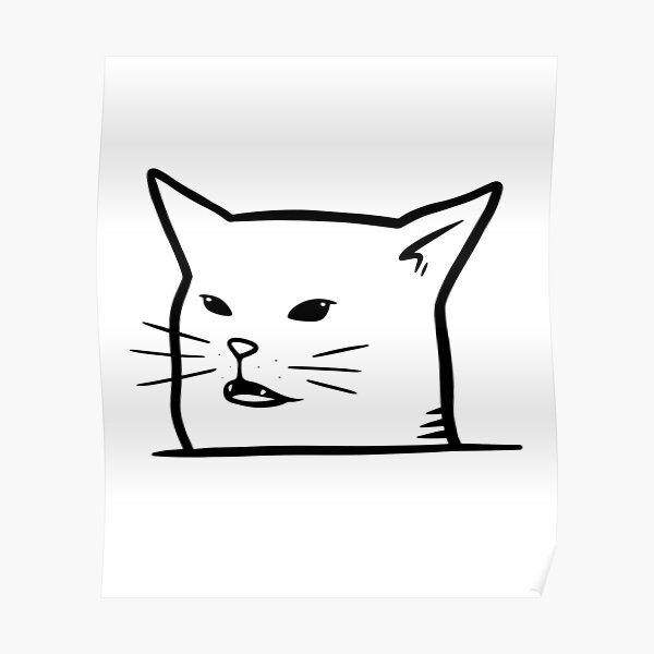 "Best Seller Cat Meme, Funny Cat Meme" Poster by Redbubble