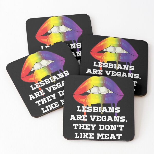 Item preview, Lesbians are Vegans they dont like Meat LGBT Pride Lesbian  designed and sold by Rzelemenz.