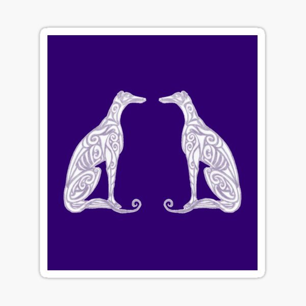 Purple Hounds Sticker