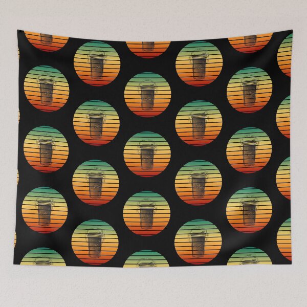 Item preview, Coffee Vintage Retro Sunset designed and sold by crazycoffeefan.