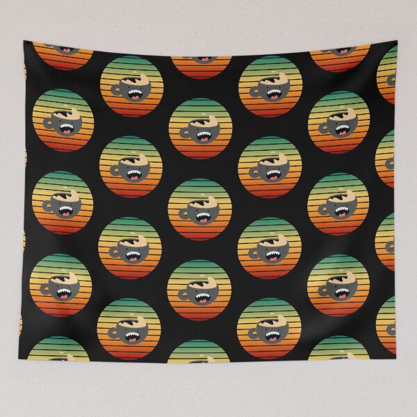 Item preview, Coffee Vintage Retro Sunset designed and sold by crazycoffeefan.
