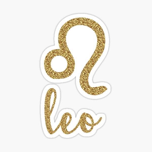 Leo Horoscope Sign Sticker