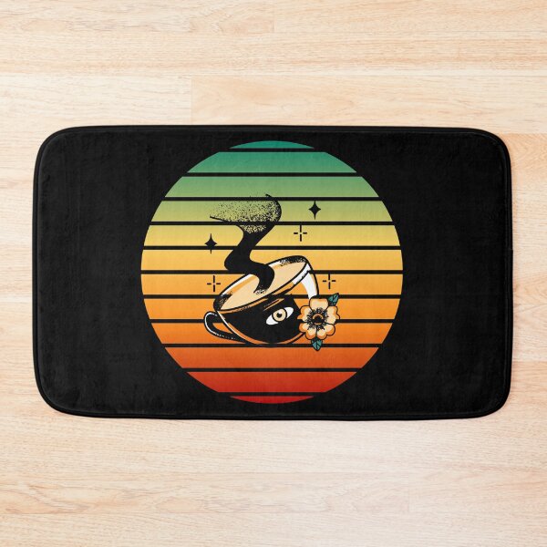 Item preview, Coffee Vintage Retro Sunset designed and sold by crazycoffeefan.