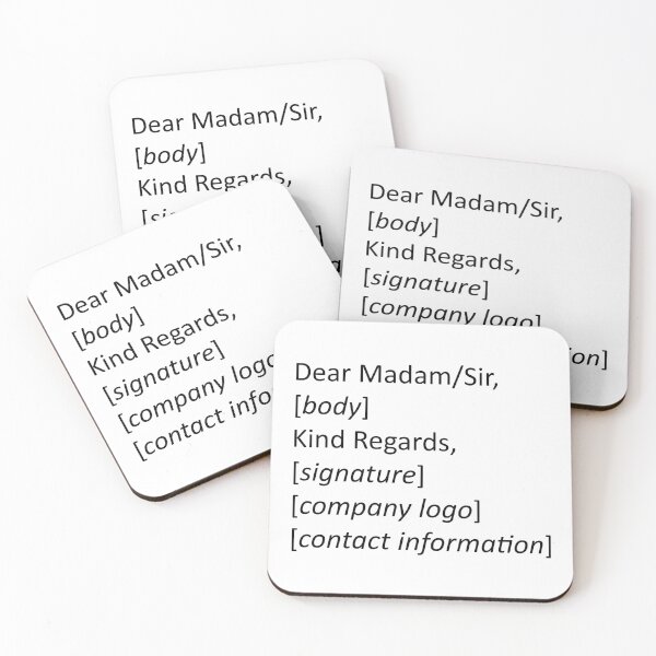 Item preview, Work e-mail template designed and sold by brokenlyrics.