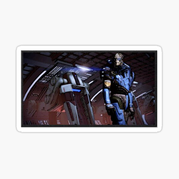 Vista previa del artículo con la obra «Mass Effect: Pintura digital de Garrus Vakarian», diseñado y vendido por Visual Resolutions.