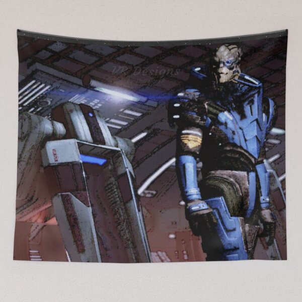Aperçu de l'œuvre Mass Effect : Peinture numérique de Garrus Vakarian créée et vendue par Visual Resolutions.