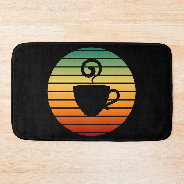 Item preview, Coffee Vintage Retro Sunset designed and sold by crazycoffeefan.