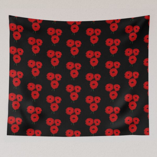 Item preview, Red and Black Flower Photography designed and sold by BilgePaksoylu.