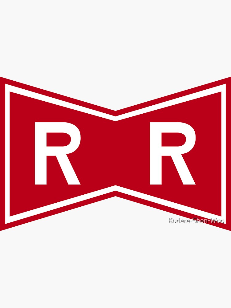 "Red Ribbon Army Logo" Sticker for Sale by KudereShenWoo Redbubble