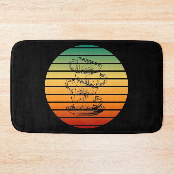 Item preview, Coffee Vintage Retro Sunset designed and sold by crazycoffeefan.