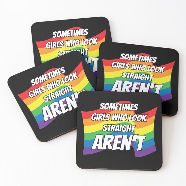 Item preview, Sometimes Girls who look straight arent Rainbow Lesbian  designed and sold by Rzelemenz.