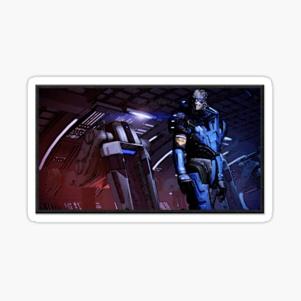 Vista previa del artículo con la obra «Mass Effect: Pintura digital de Garrus Vakarian (Neutral)», diseñado y vendido por Visual Resolutions.