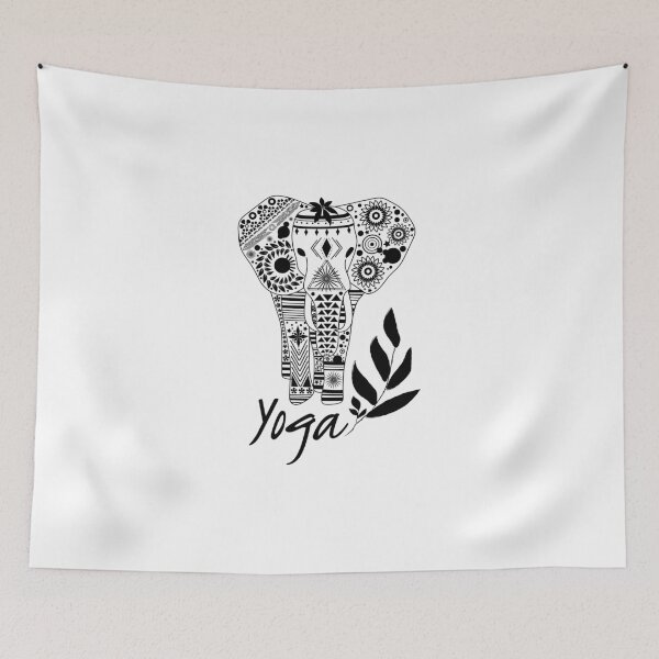 Item preview, Elephant mandala, Floral elephant, Elephant art, Yoga designed and sold by cyhdesign.