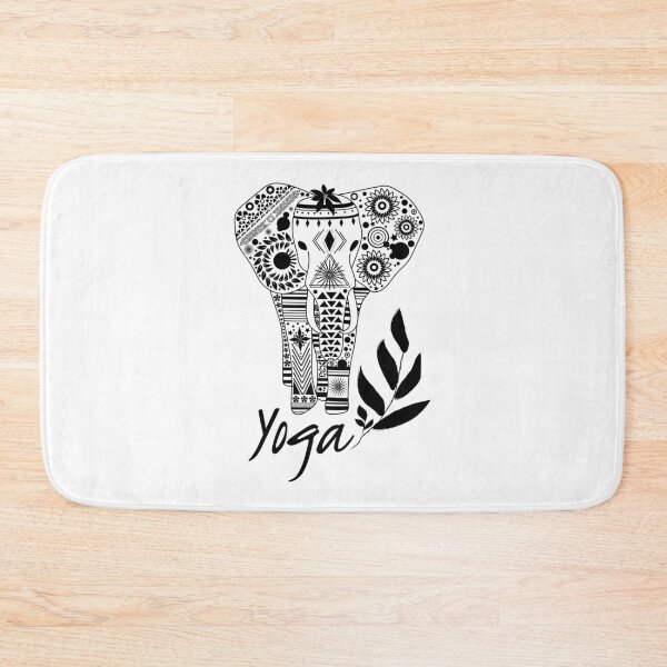Item preview, Elephant mandala, Floral elephant, Elephant art, Yoga designed and sold by cyhdesign.