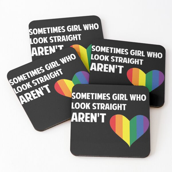 Item preview, Sometimes Girls who look straight arent Rainbow Lesbian  designed and sold by Rzelemenz.