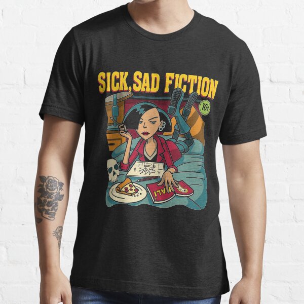 FICTION MALADE ET TRISTE - JANE LANE Classique T-shirt essentiel