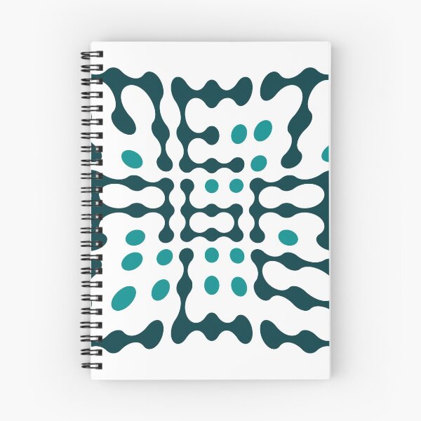 Item preview, Warped Metaballs Typography (Teal) designed and sold by John Uttley.