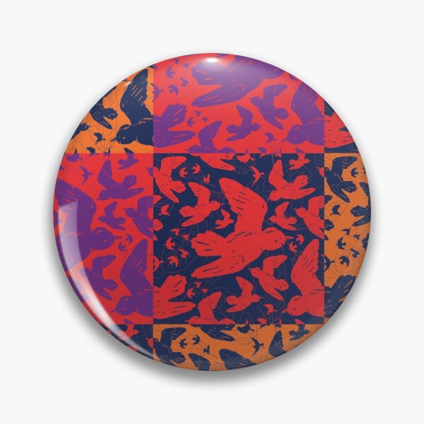 Item preview, Sunset Sparrow Patchwork designed and sold by Redhillcreative.