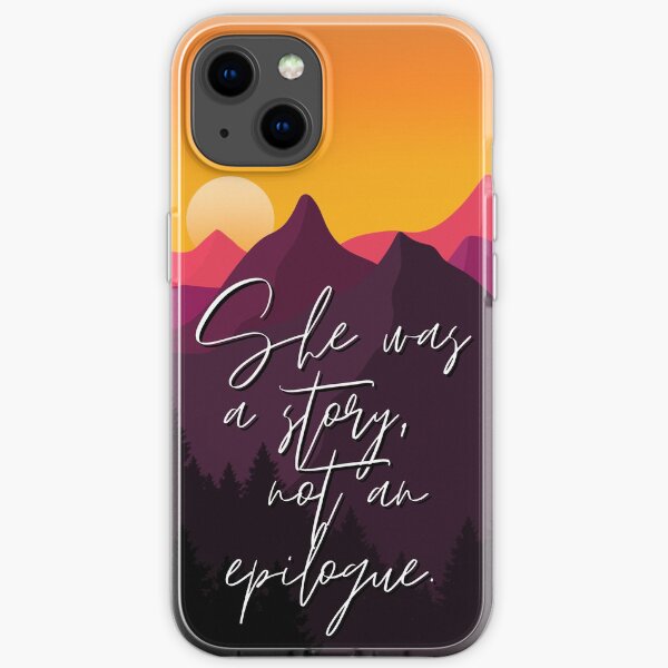 She was a story iPhone Soft Case