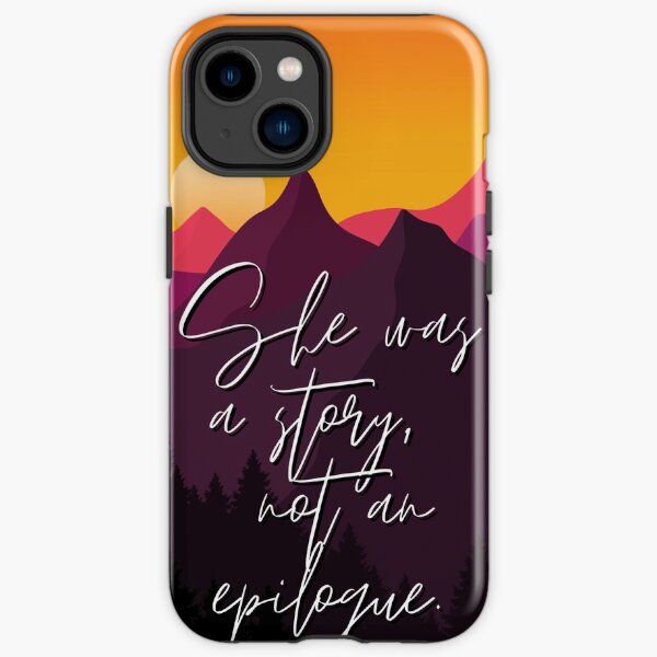 She was a story iPhone Tough Case