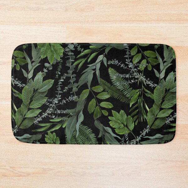 Item preview, Tropical Leaves Pattern. Black. designed and sold by NhfOriginals.