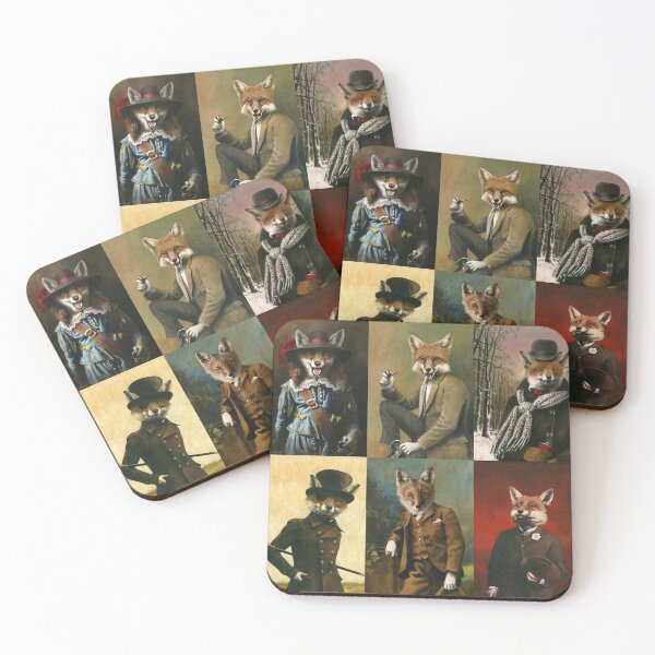 Item preview, Vintage And Historical Foxes designed and sold by mictomart.