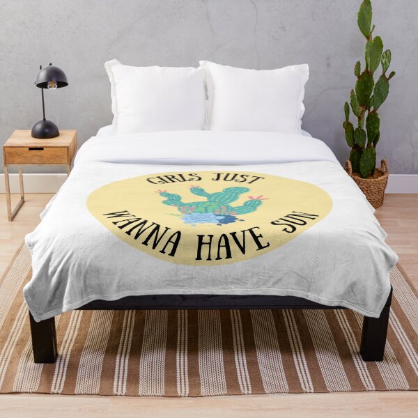 Aperçu de l'œuvre Les filles veulent juste avoir du soleil (jaune) créée et vendue par TheCalmFarm.
