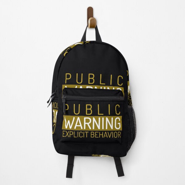 Item preview, Public Warning Explicit Behavior designed and sold by TeesbyGinyard.