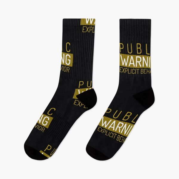 Item preview, Public Warning Explicit Behavior designed and sold by TeesbyGinyard.