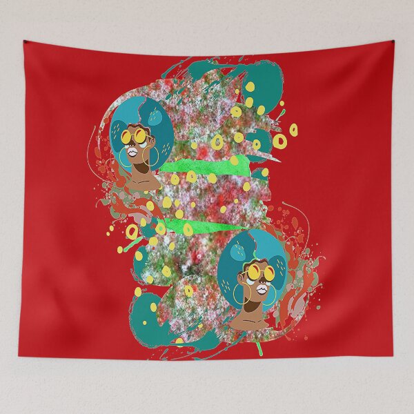 Item preview, Funky Retro Trippy Graphic Psychedelic Abstract Art design,Trippy Psychedelic Arte Abstracto designed and sold by Adri Barnard.
