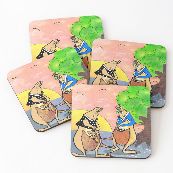 Item preview, kangaroos designed and sold by Shirley cute art .