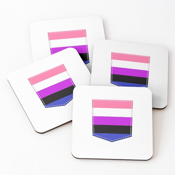 Item preview, Genderfluid colors print-on Pocket  designed and sold by dagnytulkzs.