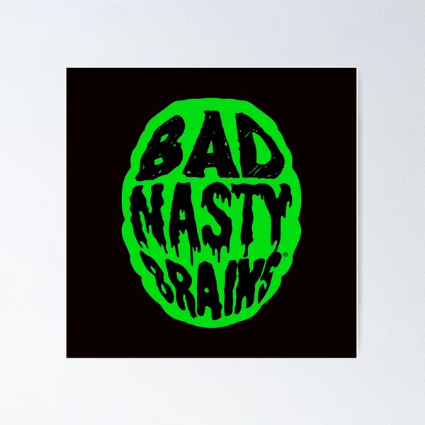 Bad Nasty Brains Logo Sticker for Sale by eriettataf