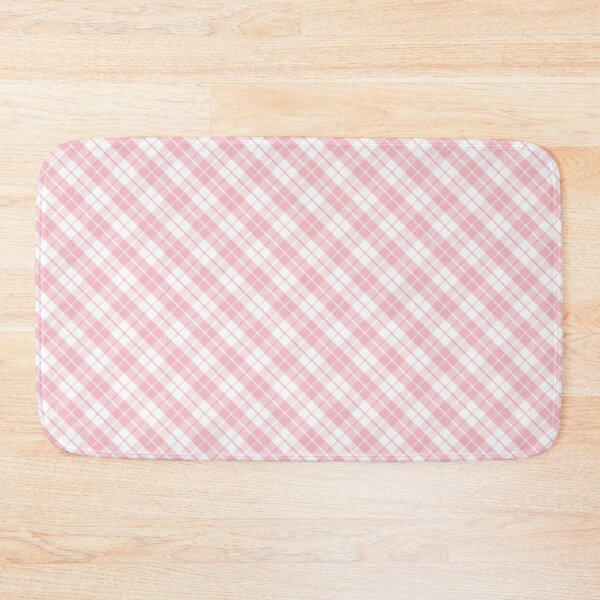 Item preview, quartz pink tartan pattern designed and sold by ImagineKaye.