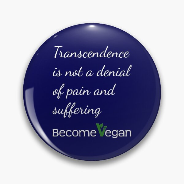 Item preview, Transcendence or denial - be vegan - whtxt designed and sold by reIntegration.