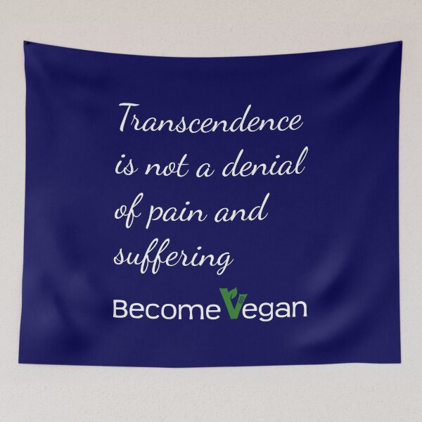 Item preview, Transcendence or denial - be vegan - whtxt designed and sold by reIntegration.