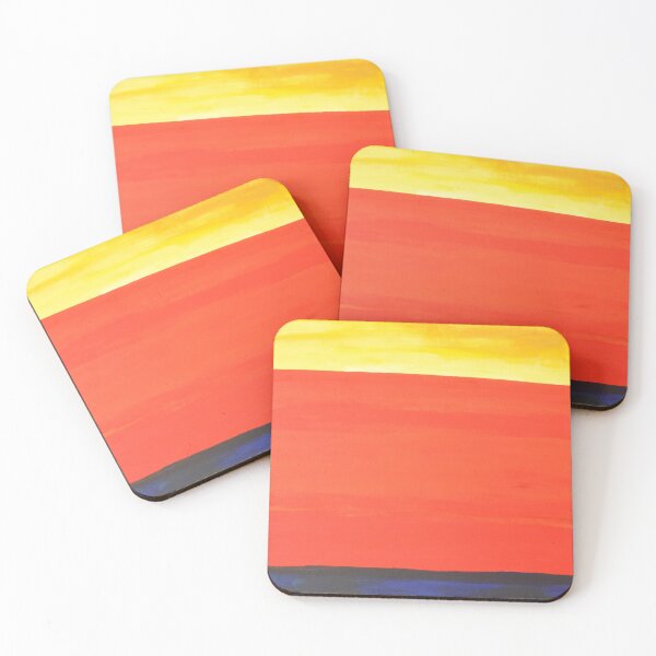 Item preview, Sunrise painted using acrylic on cotton canvas designed and sold by VonnyDoodles.