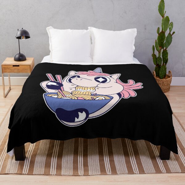 Item preview, Cute Unicorn with Ramen - Kawaii Designs designed and sold by Watersolution.