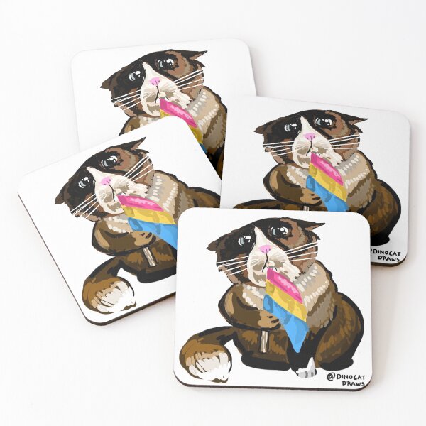 Item preview, This cat says Pan Pride designed and sold by DinoCatDraws.