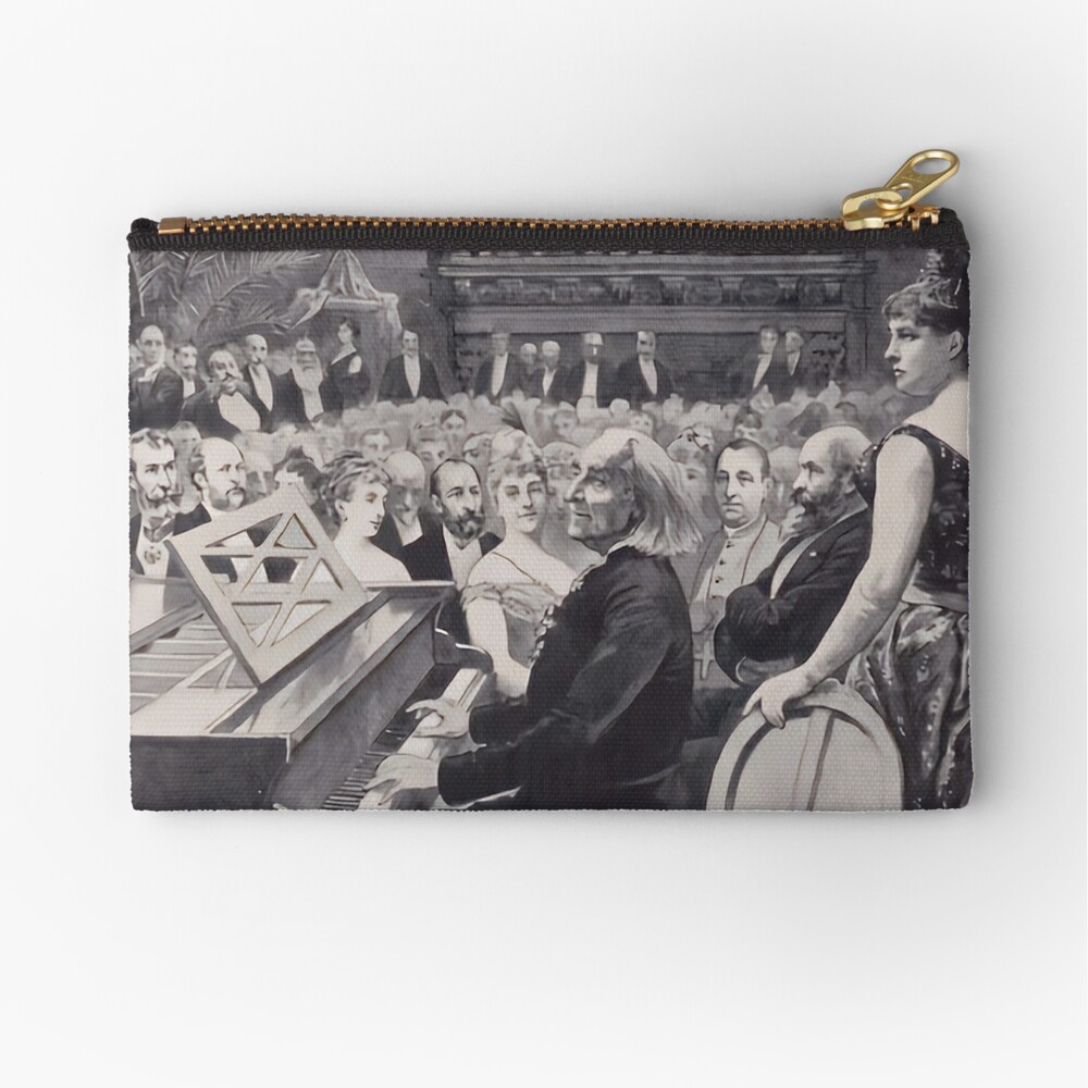 Franz Liszt giving piano recital Tote Bag for Sale by