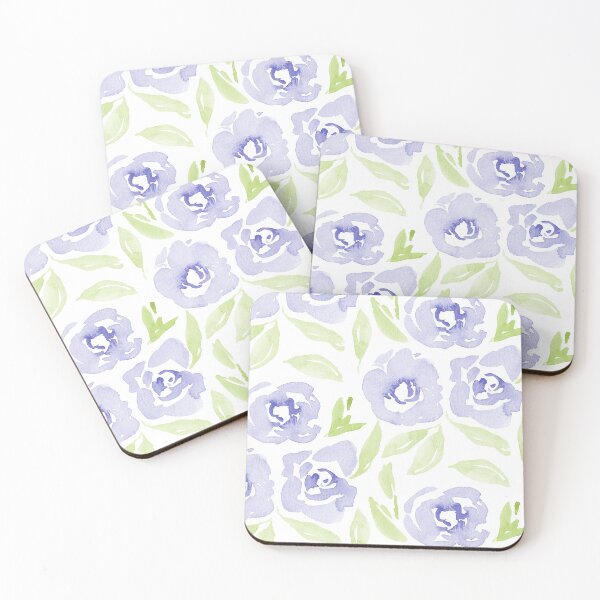Item preview, Wild Roses | Periwinkle Blue designed and sold by RebeccaFlaherty.